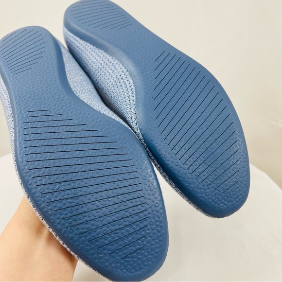 Allbirds Tree Breezers Knit Light Blue Ballet Flats Limited Edition Women’s Sz 8 - Picture 7 of 8